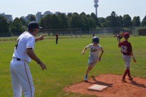 Eric beim Home-Run