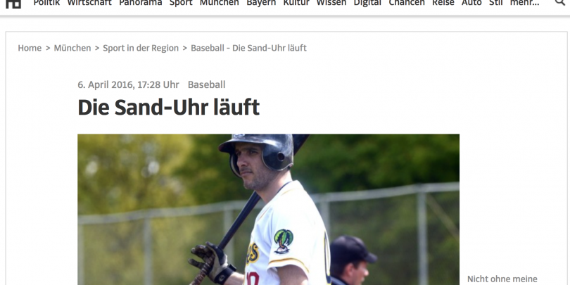 Artikel in der SZ: Die Sand-Uhr läuft SZ_06_04_16